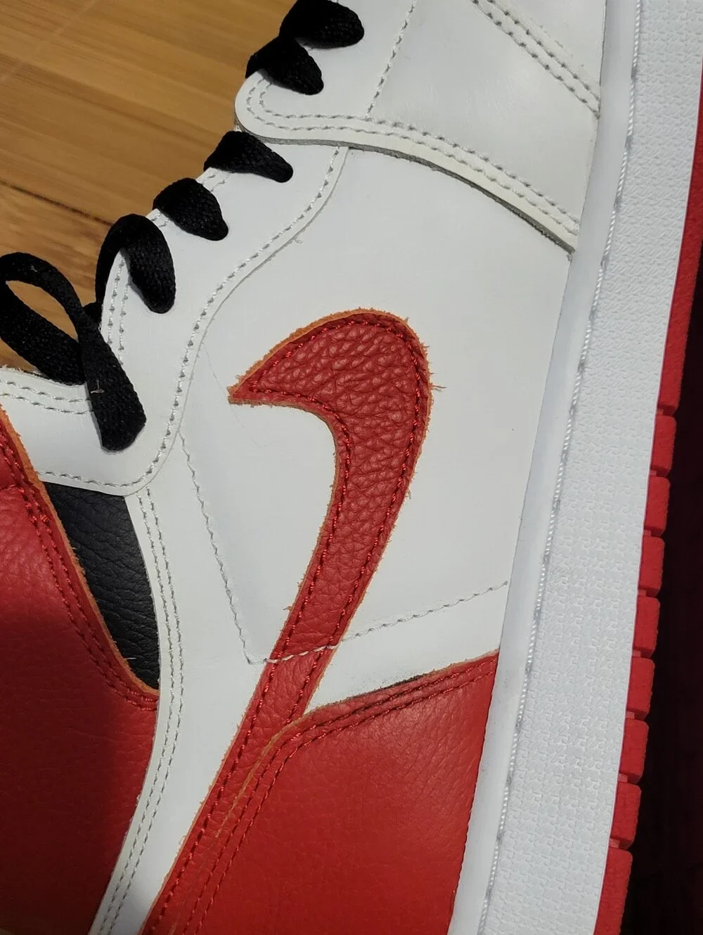 Air Jordan 1 Retro High OG Heritage White Red Men’s Size 14